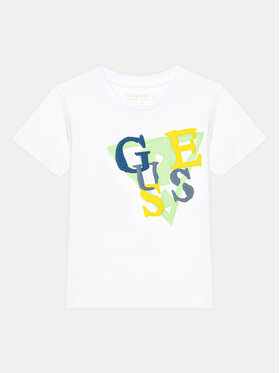 Guess Guess Тишърт N5GI10 K8HM4 Бял Regular Fit
