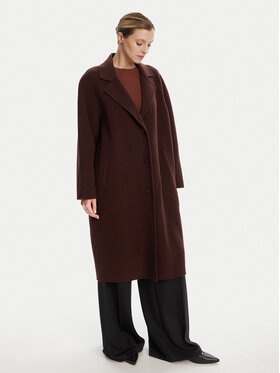 STAUD STAUD Cappotto di lana Chrysalis R24F8112WL Bordeaux Regular Fit
