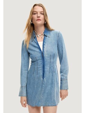 Desigual Desigual Džinsinė suknelė Lonan 26SWVD03 Mėlyna Slim Fit