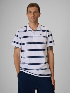 4F 4F Polo LAKESIDE ESCAPE Λευκό Regular Fit