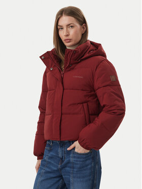 Guess Jeans Guess Jeans Geacă de iarnă W6BL25 W3788 Vișiniu Regular Fit