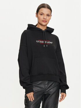 Guess Jeans Guess Jeans Bluză W4YQ15 KC811 Negru Regular Fit