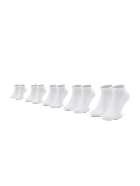 Jack & Jones Jack & Jones Calzini corti Jacdongo Socks 5 Pack Noos 12120278 Bianco