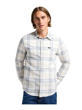 Lee Lee Koszula 112363901 Beżowy Regular Fit