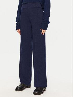 Kontatto Kontatto Szövet nadrág AI2025 Sötétkék Relaxed Fit