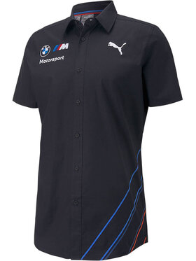 Puma Puma Koszula BMW M Motorsport Granatowy Regular Fit