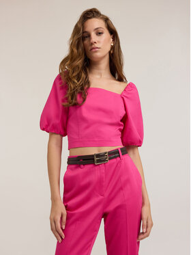 Motivi Motivi Top D745Q000468N019 Różowy Regular Fit