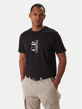 C.P. Company C.P. Company Póló 20CMTS084A005100W Fekete Regular Fit