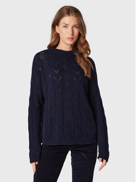 United Colors Of Benetton United Colors Of Benetton Pullover 1244D2017 Dunkelblau Relaxed Fit