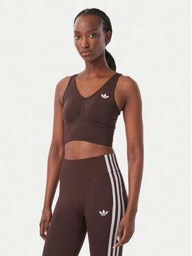 adidas adidas Sport-BH Essentials Seamless Bralette IA4524 Braun Regular Fit