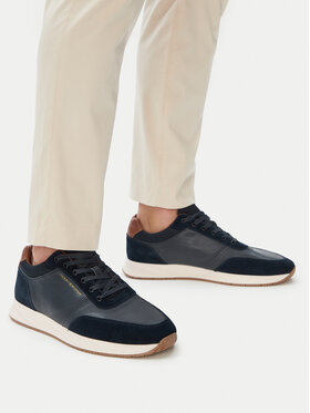 Tommy Hilfiger Tommy Hilfiger Сникърси Dressy Runner FM0FM05910 Тъмносин