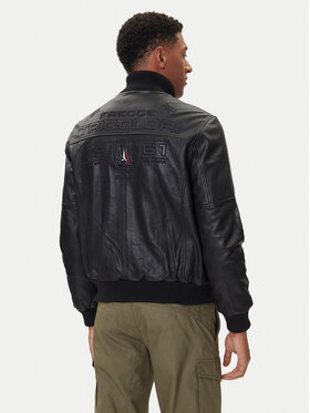 Μπουφάν δερμάτινο Aeronautica Militare φωτογραφία