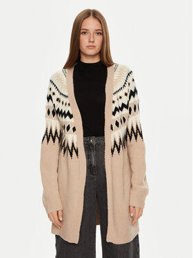 Brave Soul Brave Soul Cardigan LKC-555FAROEA Beige Regular Fit