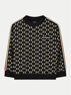 Karl Lagerfeld Kids Karl Lagerfeld Kids Felpa Z30255 M Nero Regular Fit