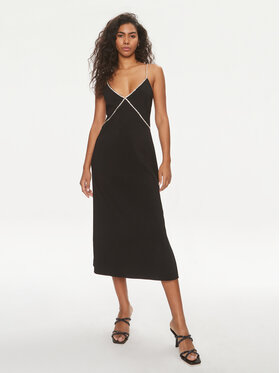 Liu Jo Liu Jo Φόρεμα κοκτέιλ CA4183 TS058 Μαύρο Regular Fit