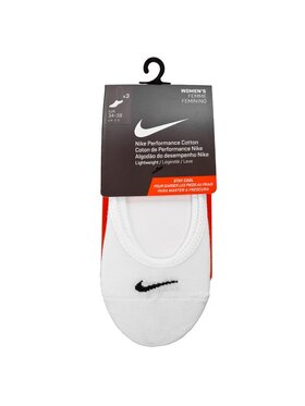 Nike Nike Set de 3 perechi de șosete scurte de damă SX4863 101 Alb
