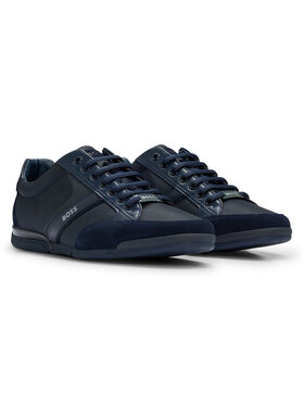 BOSS BOSS Sneakersy 24850 Granatowy