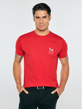 BIG STAR BIG STAR T-Shirt TARON Czerwony Basic Fit