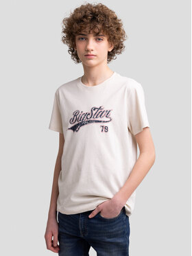 BIG STAR BIG STAR T-Shirt TOMER_103_150 Biały Basic Fit