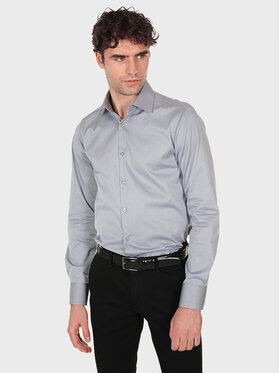 Evenemen Evenemen Koszula PLAIN SAP Szary Slim Fit