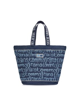 Tommy Jeans Tommy Jeans Handtasche Tjw Heritage Tote Denim AW0AW14973 Blau