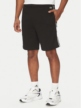 Lacoste Lacoste Sportovní kraťasy GH9896 Černá Regular Fit