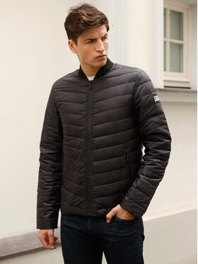 Perso Perso Bunda pro přechodné období PKH919021HX Černá Regular Fit