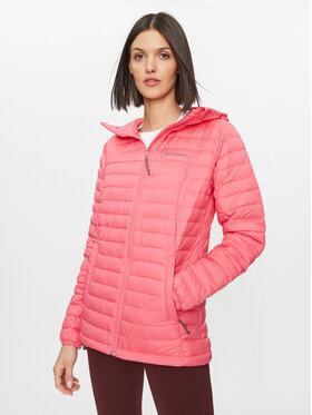 Columbia Columbia Pehelykabát Silver Falls™ Hooded Jacket Piros Regular Fit