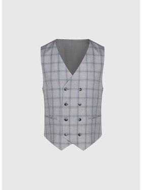 Pako Lorente Pako Lorente Kamizelka garniturowa P26SF-8X-014 Szary Slim Fit