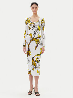 Versace Jeans Couture Versace Jeans Couture Rochie de zi 78HAO920 JS471 Alb Regular Fit