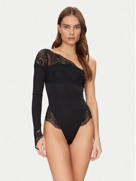 Hunkemöller Hunkemöller Glaustinukė Azalea 300217 Juoda Slim Fit