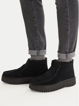 Clarks Clarks Schnürschuhe Torhill Moss 26182916 Schwarz