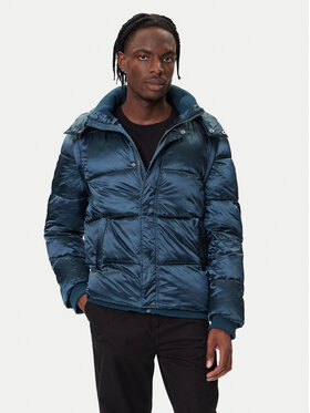 Guess Guess Kurtka zimowa M5BL2L WGZF2 Niebieski Regular Fit