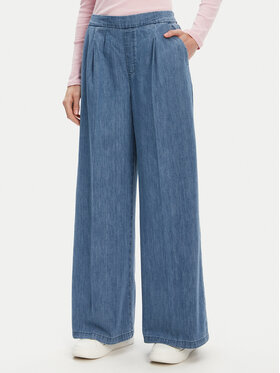 United Colors Of Benetton United Colors Of Benetton Pantaloni palazzo 4KOWDF01B Albastru Wide Leg