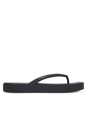 Crocs Crocs Infradito Miami Square Flatform Flip 214161 Nero