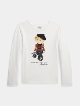Polo Ralph Lauren Polo Ralph Lauren Bluzka Bearlscn 313920452001 Biały Regular Fit