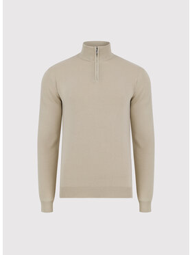 Pako Lorente Pako Lorente Sweter P26WF-2X-027 Beżowy Straight Fit