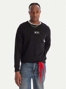 Kappa Kappa Sweatshirt Authentic Nymphe 321Y1MW Schwarz Comfort Fit