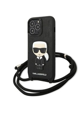 KARL LAGERFELD KARL LAGERFELD Etui na telefon iPhone 13 Pro Czarny
