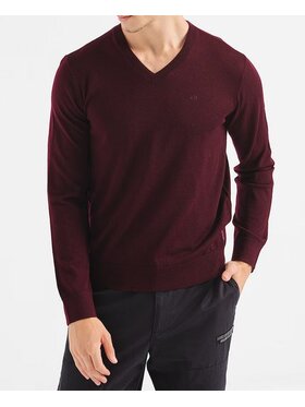 Armani Exchange Armani Exchange Sweter 8NZM3G ZM8AZ 14BC Bordowy Regular Fit