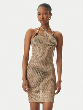 Guess Guess Sukienka plażowa E6GK05 Z5402 Beżowy Regular Fit