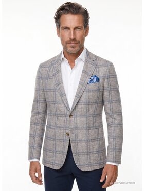 Pako Lorente Pako Lorente Marynarka P26WF-3X-006 Beżowy Slim Fit