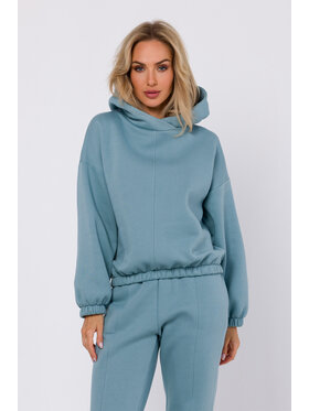 Made of Emotion Made of Emotion Bluza M759 Niebieski Modern Fit