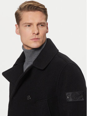 Μάλλινο παλτό Stone Island φωτογραφία