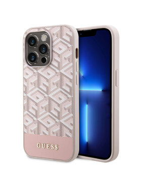 Guess Guess Etui na telefon iPhone 14 Pro Różowy