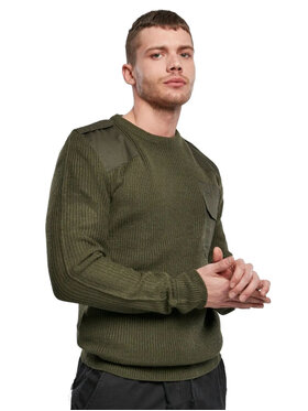 Brandit Brandit Sweter 5018.1.XXL Zielony Regular Fit