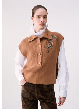 Liu Jo Liu Jo Maglione WF6464MS00981020 Beige Regular Fit