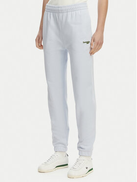 Lacoste Lacoste Teplákové nohavice XF7604 Svetlo modrá Regular Fit