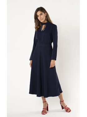 QUIOSQUE QUIOSQUE Večerní šaty MAYA DRESS Tmavomodrá Regular Fit