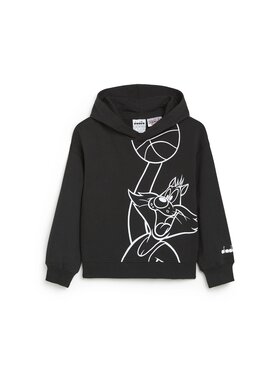 Diadora Diadora Bluza JU.HOODIE WB Czarny Regular Fit